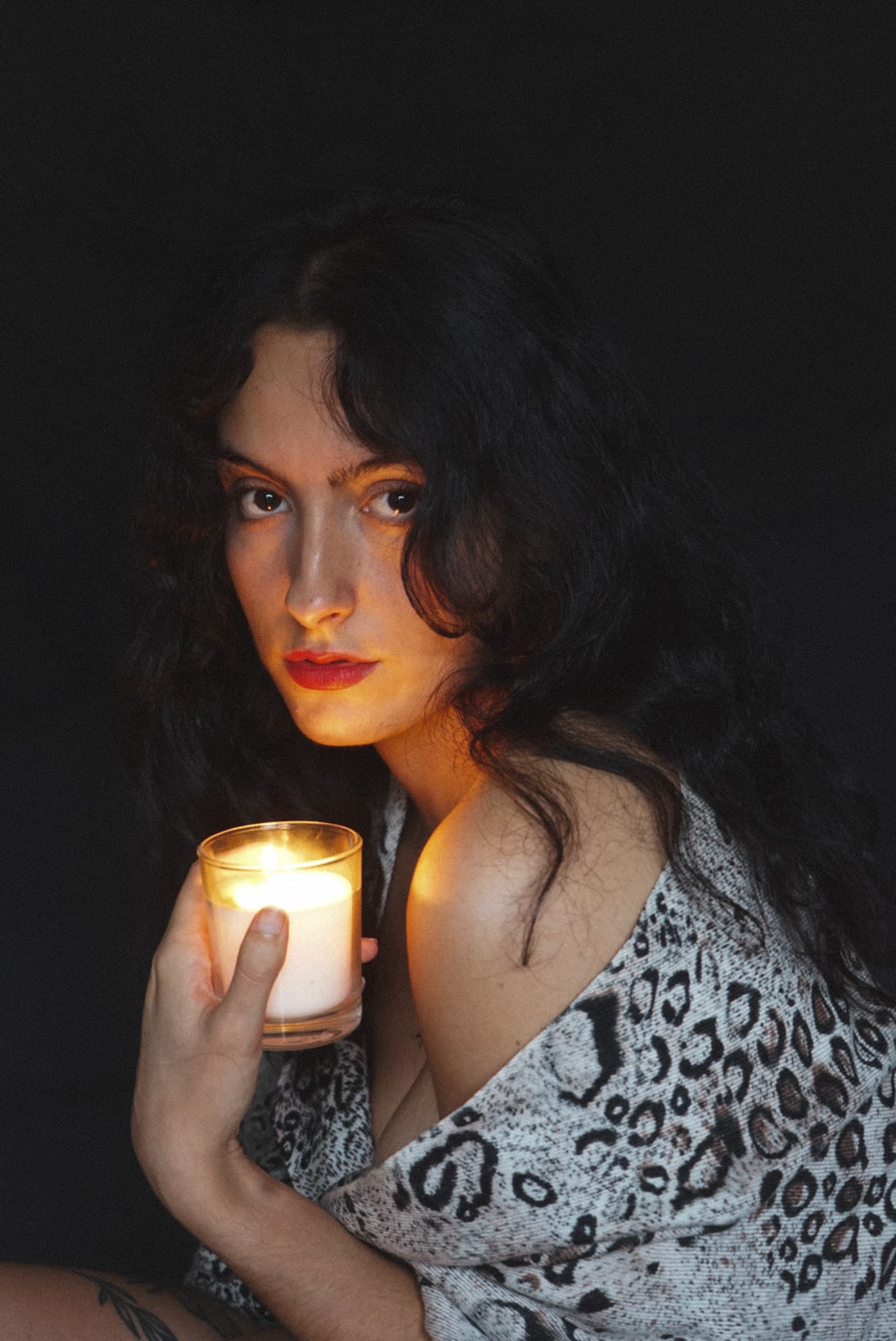 Estudio de fotografía con luz suave
